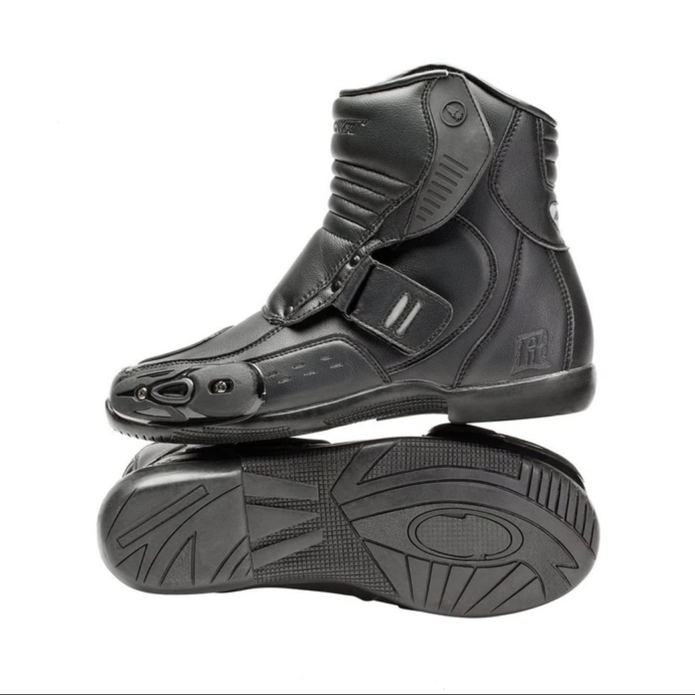 Joe Rocket RAZOR Black Leather Boots Sz10